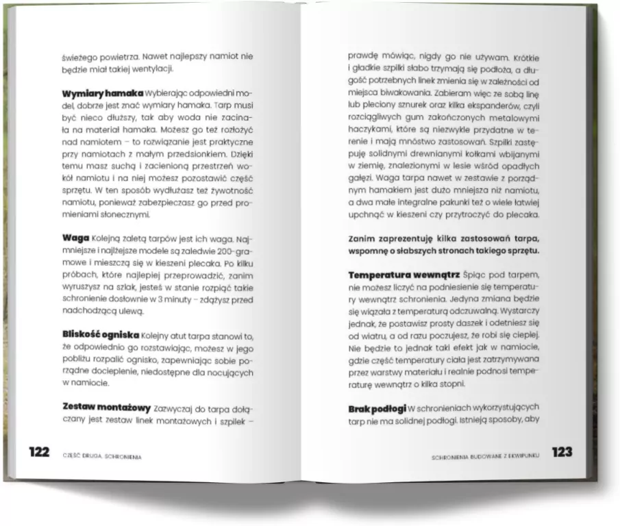Schronienia. Biwaki i improwizowane noclegi - tantis.pl