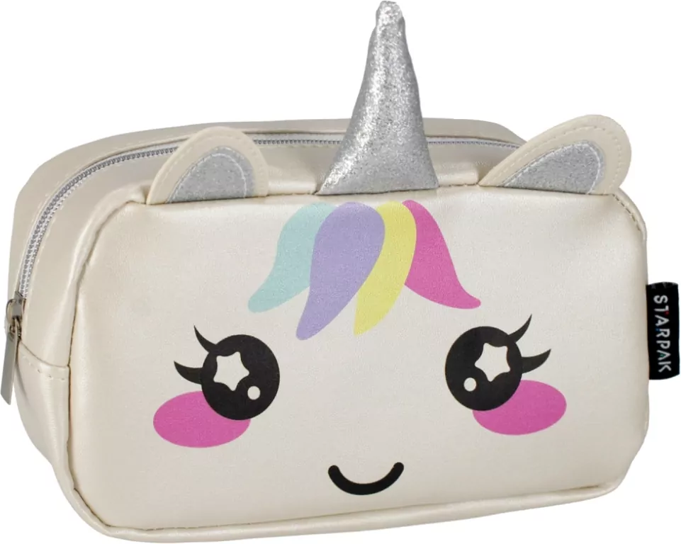 Piórnik saszetka Silver Unicorn - tantis.pl