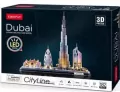 Puzzle 3D, City Line Dubai LED - tantis.pl