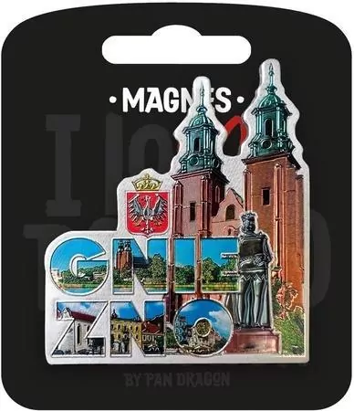 Magnes I love Poland Gniezno ILP-MAG-A-GNIE-08 - tantis.pl