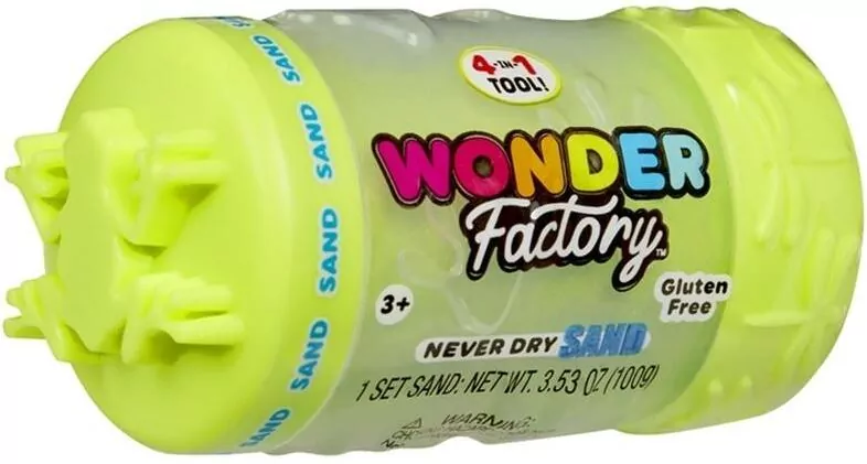 Wonder Factory Never Dry Sand Singles - Lime Green - tantis.pl