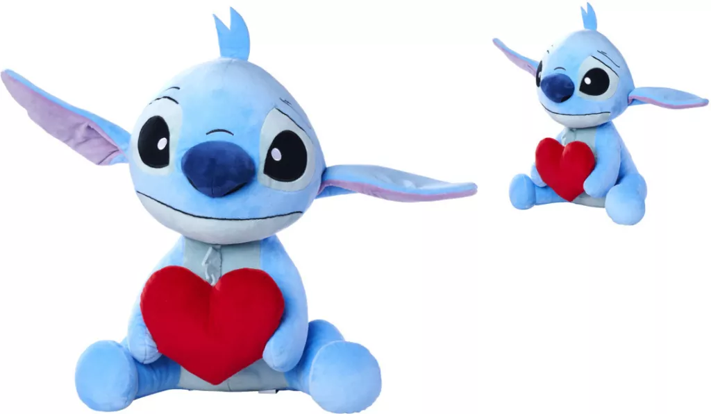 Disney Stitch z sercem 50cm - tantis.pl