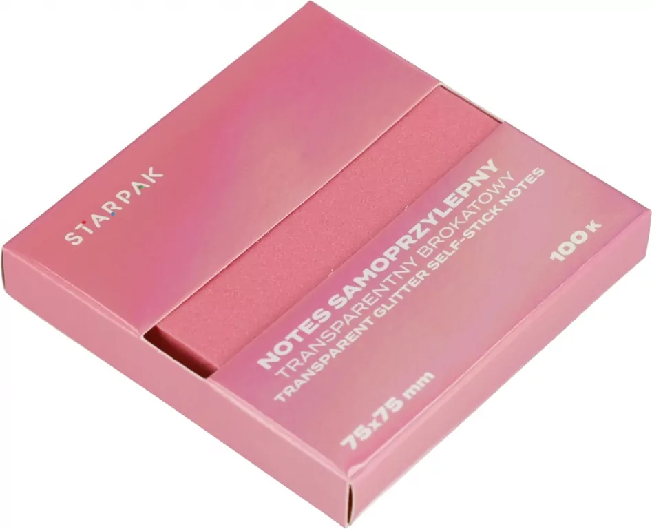 NOTES SPRZYL 75X75/100K TRANSP BROKROZ STK12/360 - tantis.pl