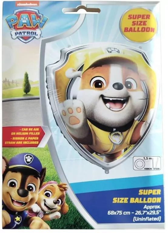 Balon foliowy Nickelodeon Tarcza Rubble 68x75cm - tantis.pl