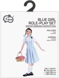Strój dla dzieci Niebieska dziewczynka 110/120cm