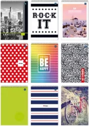 Kołozeszyt A4 100k kratka spirala po krótkim boku p5 INTERDRUK cena 1szt