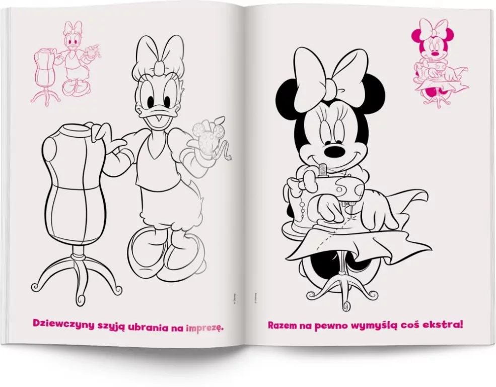 Minnie. Naklejam i koloruje - tantis.pl