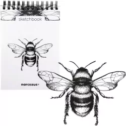 Szkicownik A6/60K na spirali - Bzyk