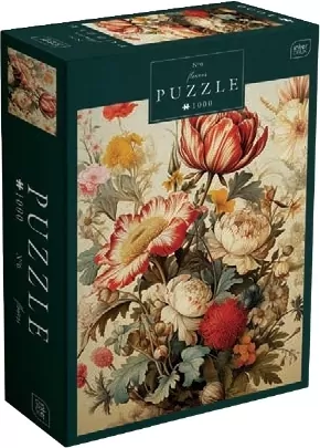 Puzzle 1000 Flowers 6 Vintage Bouquet - tantis.pl
