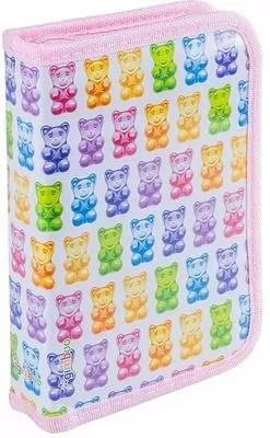 Piórnik z wyposaż. Colorful Teddy Bears różowy - tantis.pl