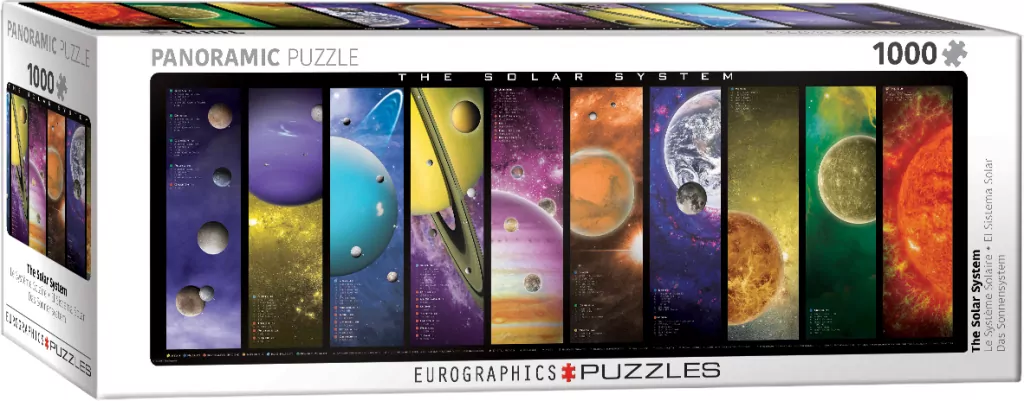 Puzzle 1000. Panoramic The Solar System 6010-0308 - tantis.pl