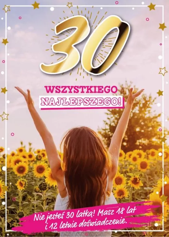 Karnet. Urodziny 30 - tantis.pl