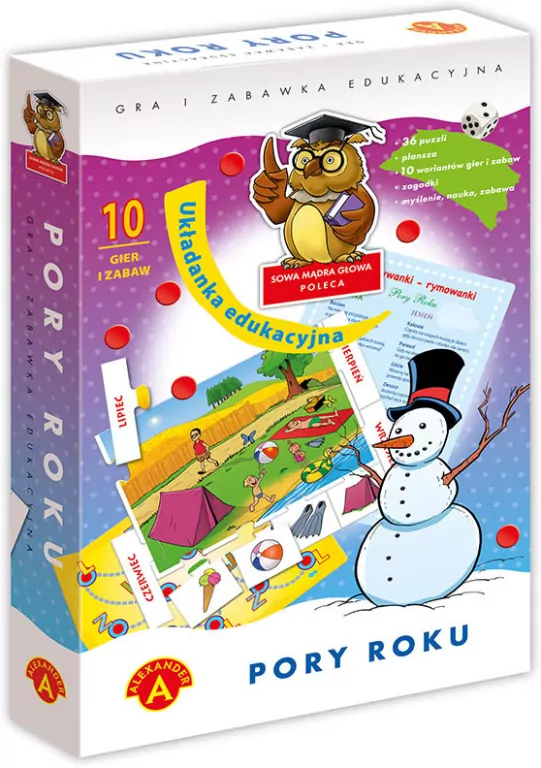 Pory roku. Gra edukacyjna - tantis.pl