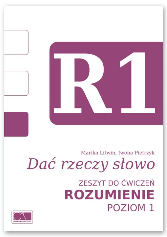 Dać rzeczy słowo. Rozumienie. Poziom 1 - tantis.pl
