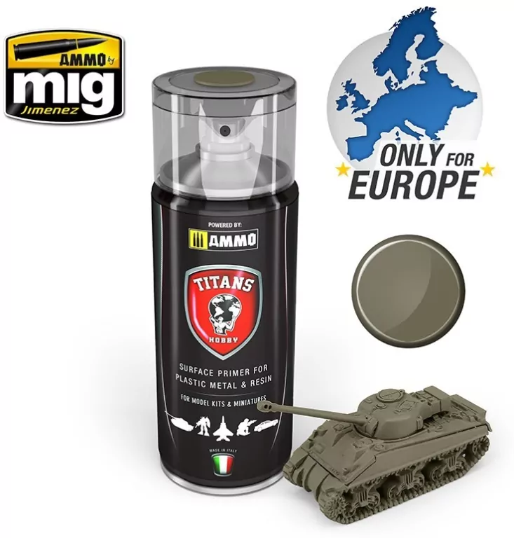 Ammo: Titans Matt Primer - U.S. Olive Drab - tantis.pl
