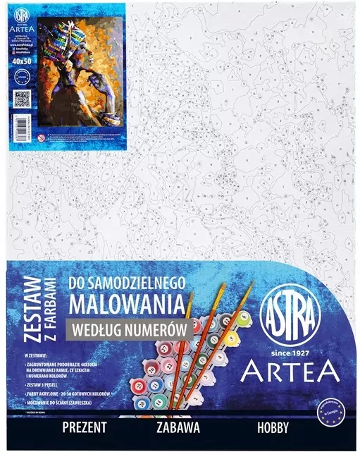 Malowanie po numerach Astra Artea Afrykańska dusza - tantis.pl