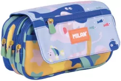 Piórnik 3 komorowy z klapką Blue Odyssey