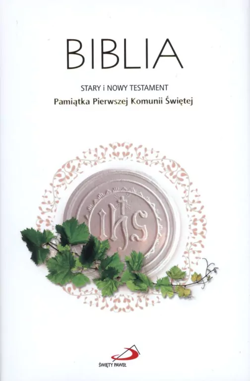 Biblia Stary i Nowy Testament - Pamiątka Pierwszej Komunii Świętej - tantis.pl