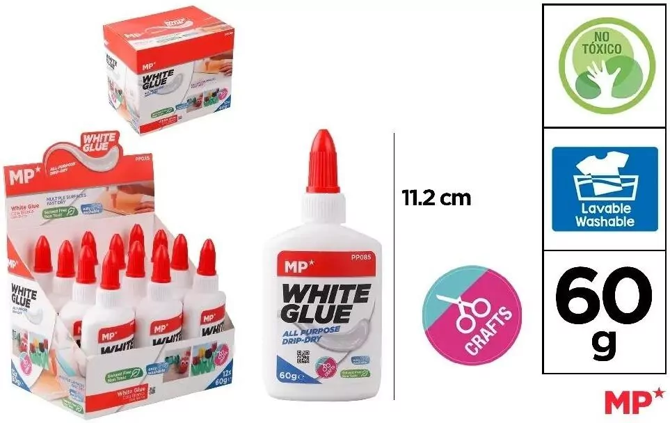 Klej biały w płynie 60ml - tantis.pl