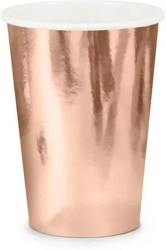 Kubeczki. Różowe złoto 220ml - tantis.pl