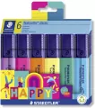 Zakreślacz Textsurfer Happy 6 kolorów STAEDTLER - tantis.pl