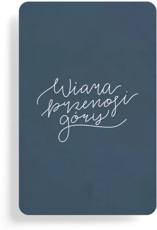 Magnes na lodówkę - Wiara góry przenosi - granat - tantis.pl