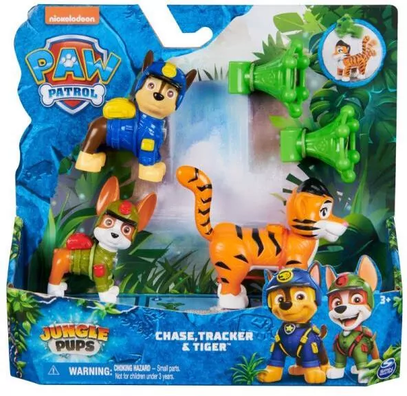 Patrol z dżungli - figurki Chase i Tracker Psi Patrol - tantis.pl