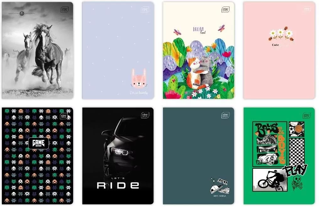 Zeszyt A5/32K linia 10 szt MIX - tantis.pl