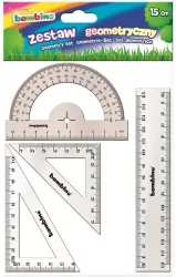 Zestaw geometryczny 4 elementowy. Bambino, 20cm