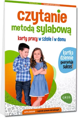 Szkoła podstawowa - Czytanie metodą sylabową. Karty pracy w szkole i w domu
