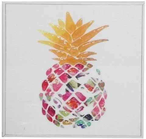 Obraz z ananasem 20x20cm - tantis.pl