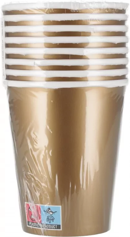 KUBEK PAP 250ML ZLO PM KM02OG05400 OPFOL - tantis.pl