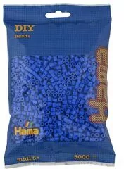 Hama Midi Koraliki w woreczku 3000 granatowe - tantis.pl