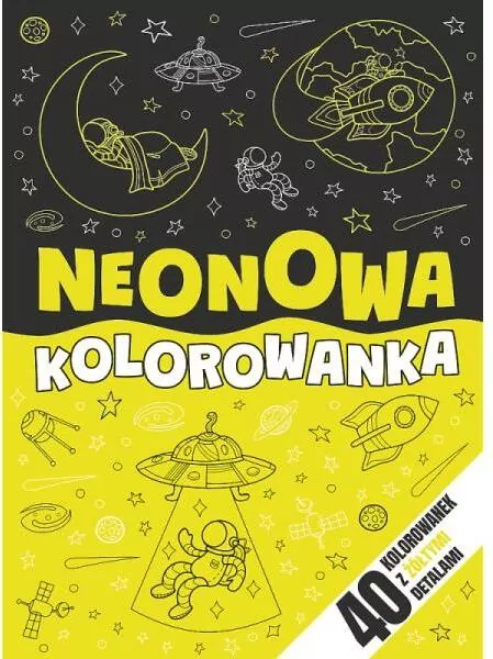 Neonowa kolorowanka żółta TREFL - tantis.pl