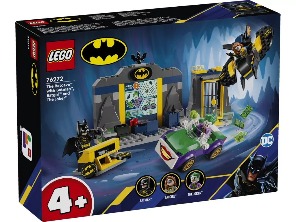 LEGO® Super heroses. Jaskinia Batmana z Batmanem, Batgirl i Jokerem. 76272 - tantis.pl