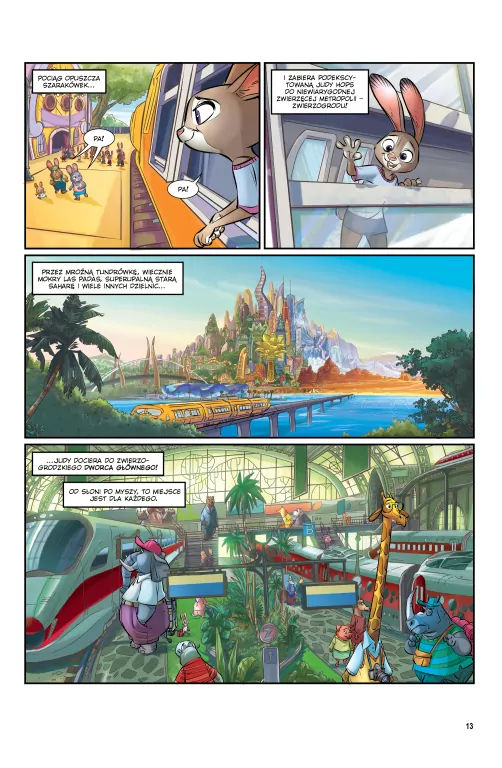 Magiczny świat Disneya w komiksie. Zwierzogród - tantis.pl
