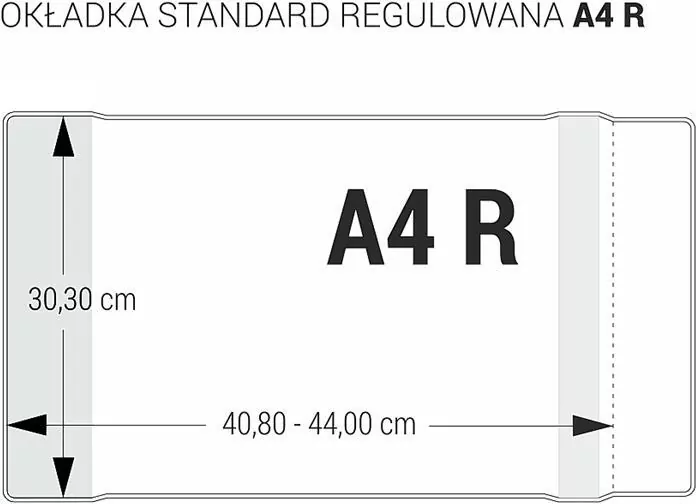 OKLADKA SZKOL REGUL A4-303 PRZEZ B-FOL OP25S FOL - tantis.pl