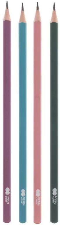 Ołówek kwadratowy HB Morandi (12szt) HAPPY COLOR - tantis.pl