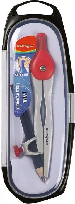 Cyrkiel metalowy w etui MIX - tantis.pl