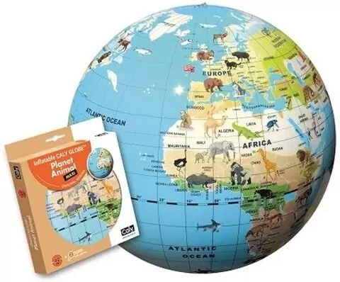 Globus piłka 42 cm. Planeta zwierząt - tantis.pl