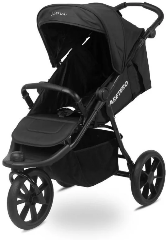 Caretero Lima wózek spacerowy czarny - tantis.pl