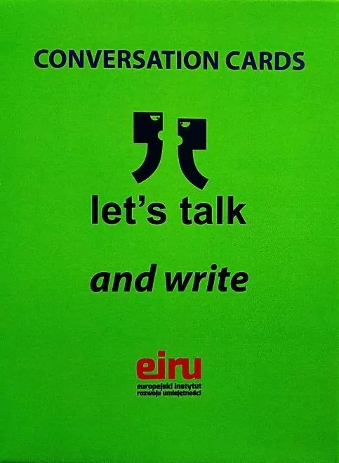 Karty konwersacyjne. Let's talk and write - tantis.pl