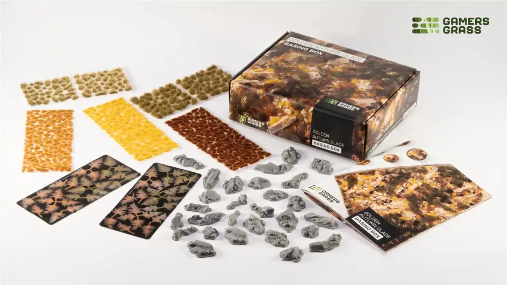 Gamers Grass: Golden Autumn Glade Basing Box - tantis.pl