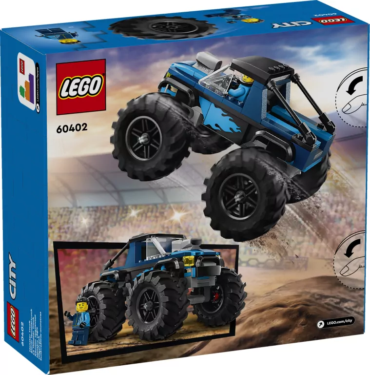 LEGO® City. Niebieski monster truck 60402 - tantis.pl