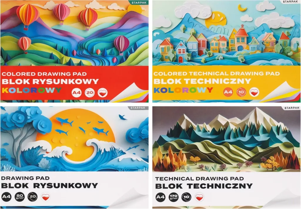 ZEST BLOK RYS/TECH A4 BIA/KOL WIDOK STK F 10 - tantis.pl