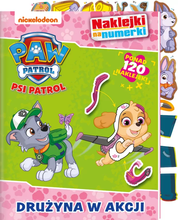 Drużyna w akcji. Naklejki na numerki. Psi Patrol - tantis.pl