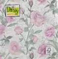SERWETKA PAP 3W 330X330 KWIAT ROZE SIL OP20SZT - tantis.pl