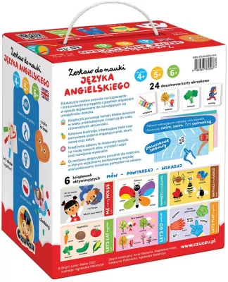 CzuCzu. Zestaw do nauki języka angielskiego dla dzieci 4, 5, 6