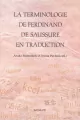 La Terminologie De Ferdinand De Saussure.. - tantis.pl