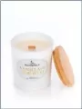 Świeczka sojowa Vanilla and Tabacco biała 135g - tantis.pl